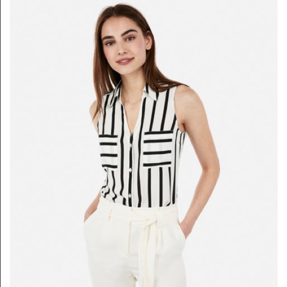 Express Striped Bodysuit